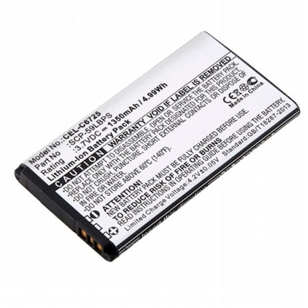 Dantona Industries CEL-C6725 Replacement Cell Phone Battery For Kyocera SCP-59LBPS